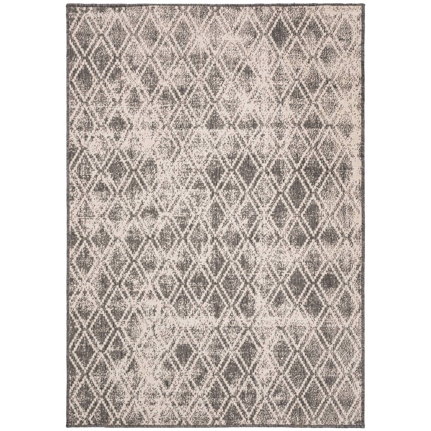 Buiten vloerkleed Frost - Grijs/Wit - dubbelzijdig - EVA Interior - 160 x 230 cm (M)