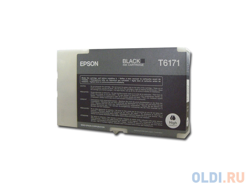Картридж Epson C13T617100 для Epson B300/B500DN/B510DN черный
