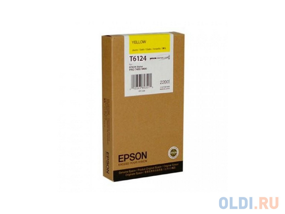 Картридж Epson C13T612400 для Stylus Pro 7400/9400 желтый 220мл