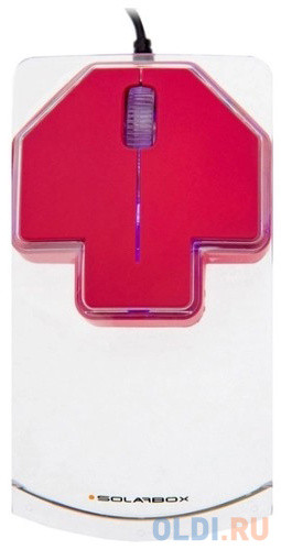 Мышь проводная Solar Box X07 красный USB