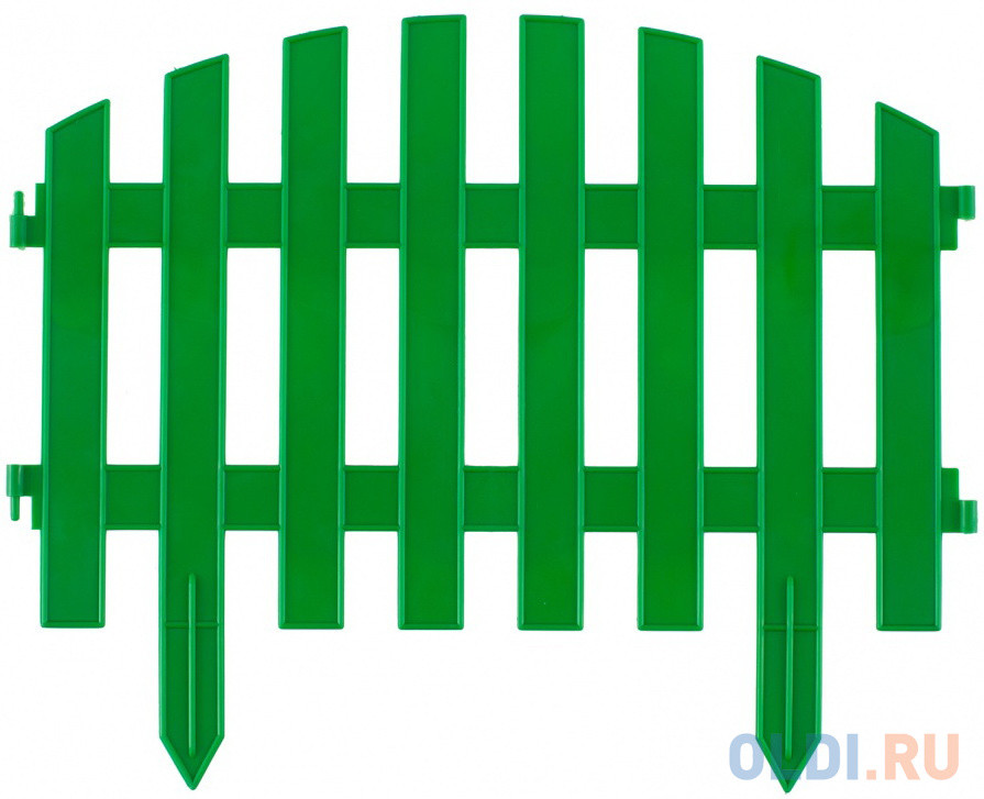 Забор декоративный &quot;Винтаж&quot;, 28 х 300 см, зеленый, Россия// Palisad