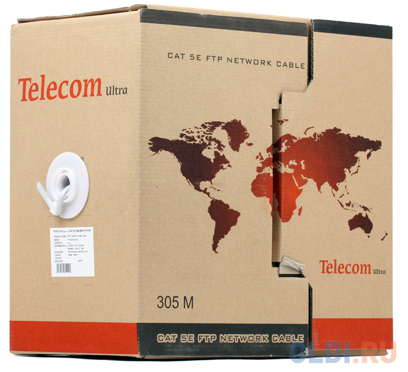 Кабель Telecom Ultra FTP 4 пары кат.5е (бухта 305м) p/n: TFS44050E\\44048e