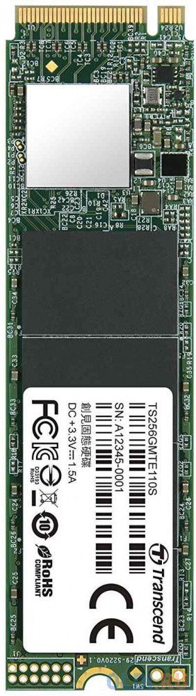 SSD накопитель Transcend MTE110S 256 Gb PCI-E 3.0 x4