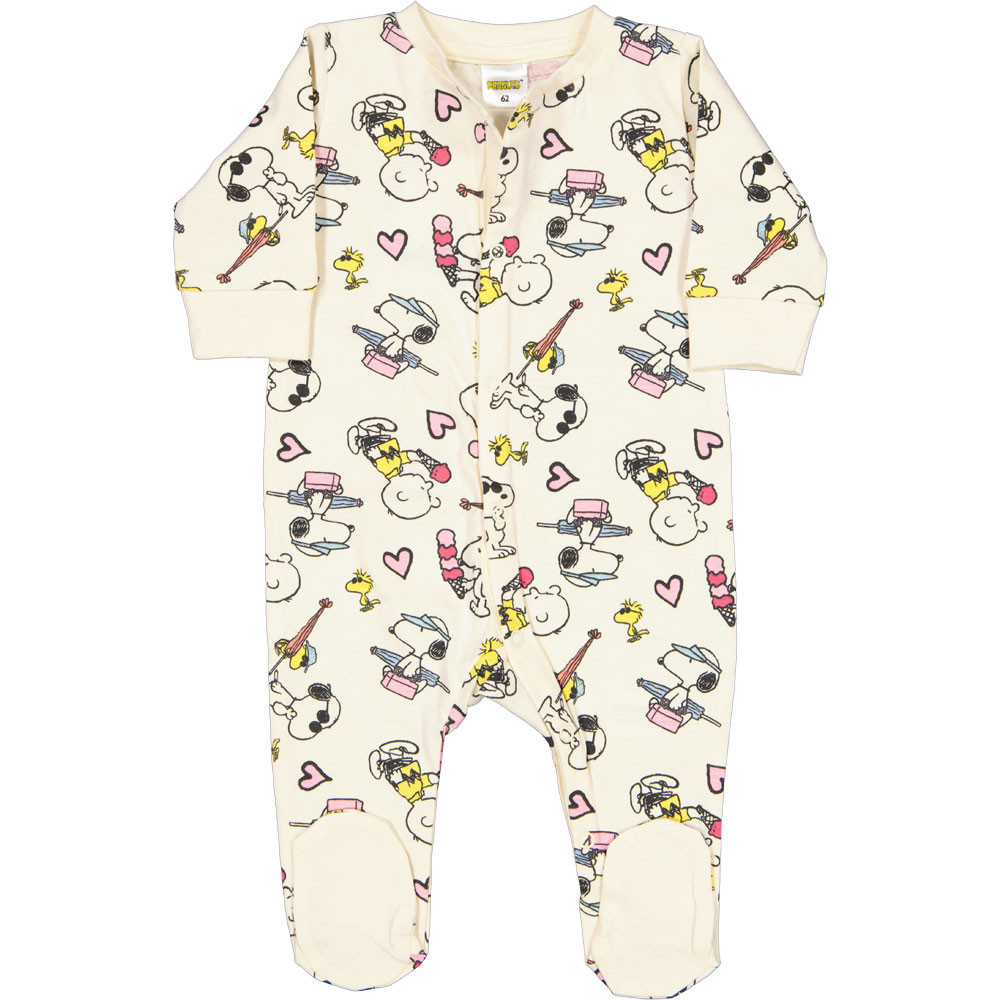 Baby pyjama Snoopy Lange mouwen Met voetjes