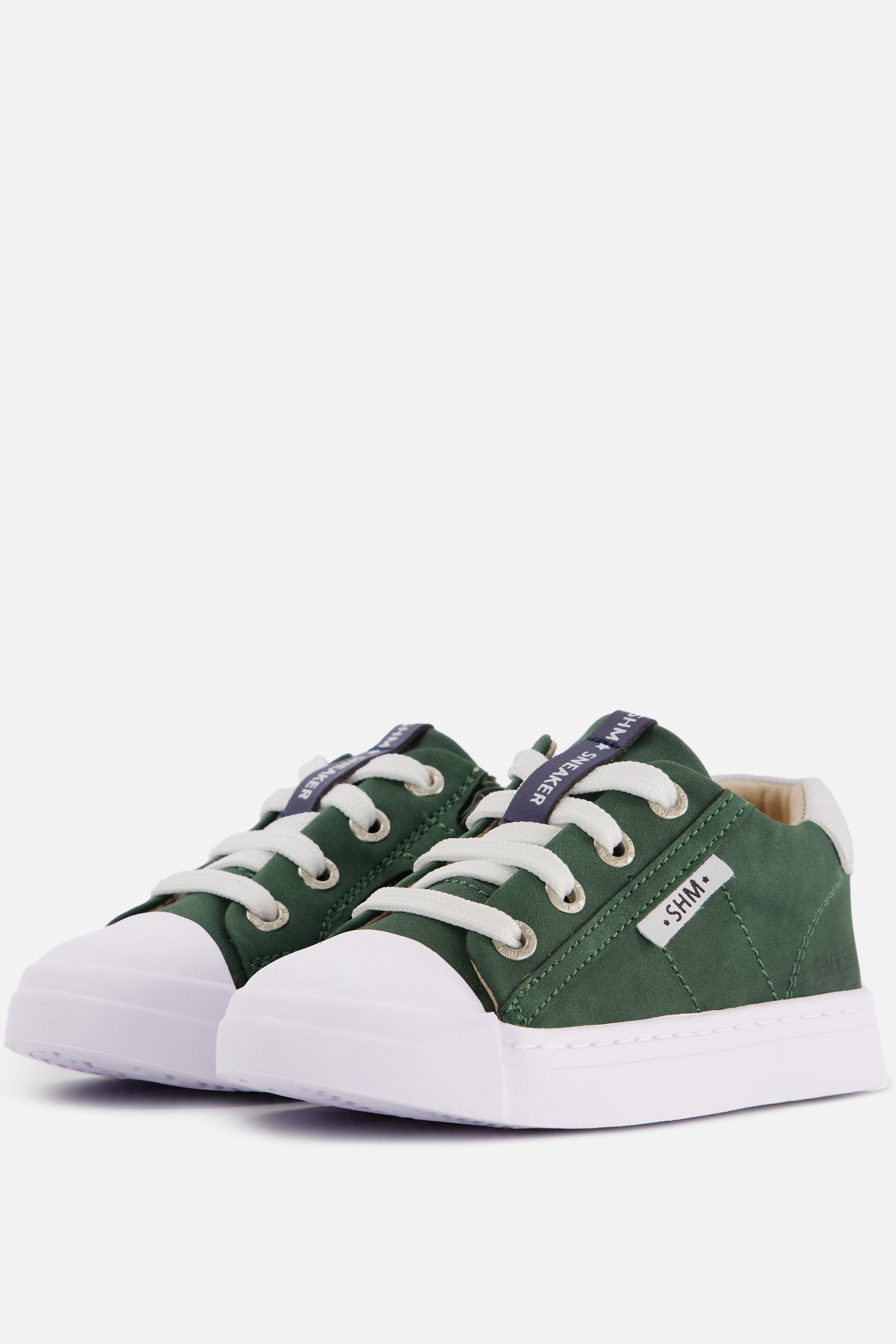 Shoesme Shoesme Sneakers groen Leer
