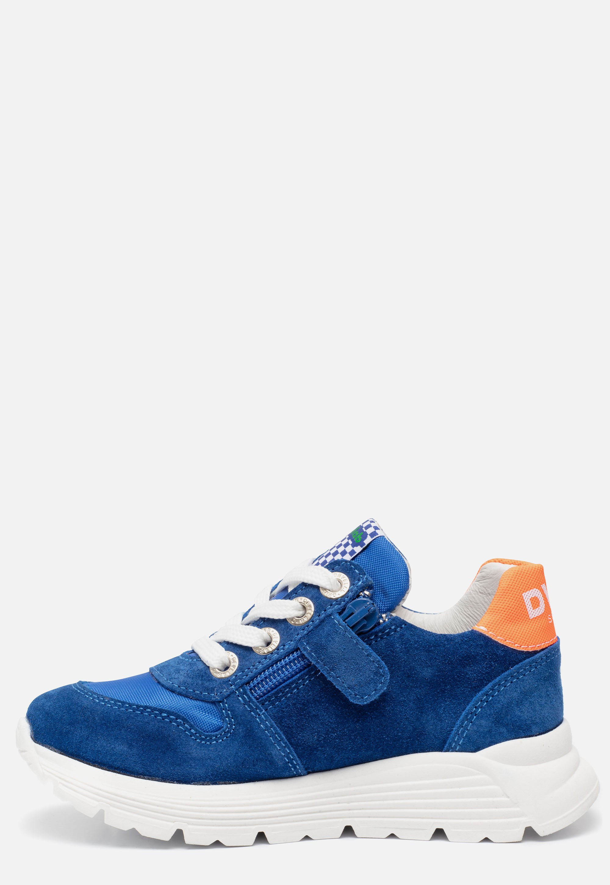 Develab Develab Sneakers blauw Suede