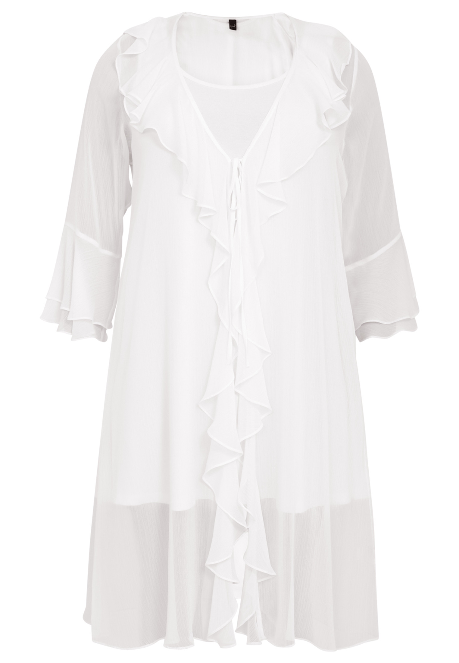 Cardi-blouse met ruches VOILE