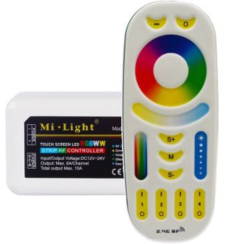 Set Milight Controller en RF afstandsbedienig voor Ledstrip RGB - WW - CW