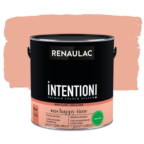 Renaulac Muur- En Plafondverf Intention Happy Time Extra Mat 2,5l