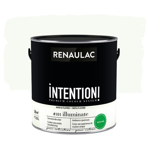 Renaulac Muur- En Plafondverf Intention Illuminate Extra Mat 2,5l