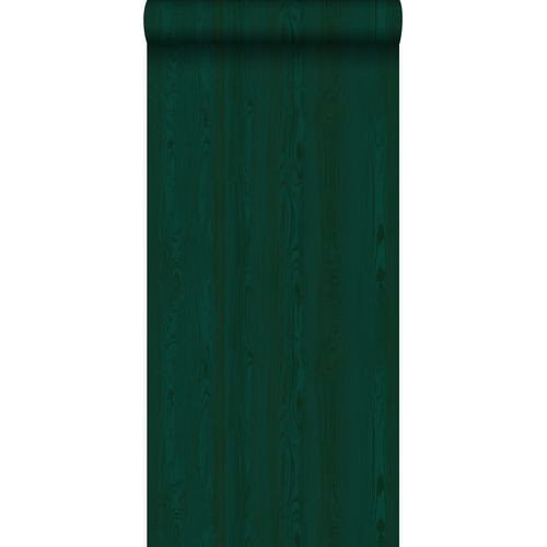 Origin Wallcoverings Behang Houten Planken Smaragd Groen - 53 Cm X 10,05 M - 347535
