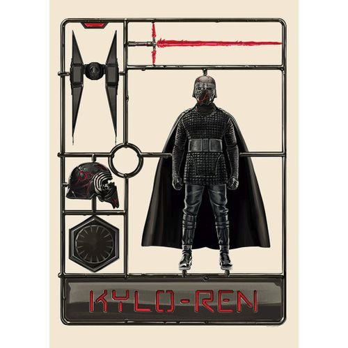 Komar Poster Star Wars Toy Kylo Beige En Zwart - 50 X 70 Cm - 610280