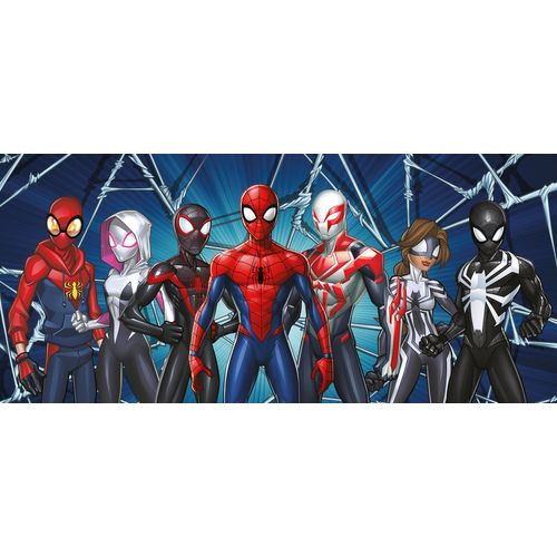 Sanders & Sanders Poster Spider-man Rood, Blauw En Grijs - 0,9 X 2,02 M - 601085