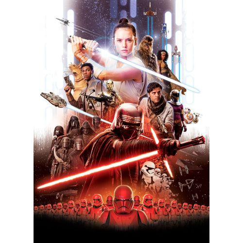 Komar Fotobehang Star Wars Ep9 Movie Poster Rey Multicolor - 184 X 254 Cm - 611074