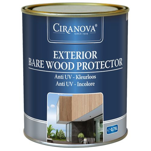 Ciranova Exterior Bare Wood Protector - Kleurloos - Houtbeschermer - 750 Ml