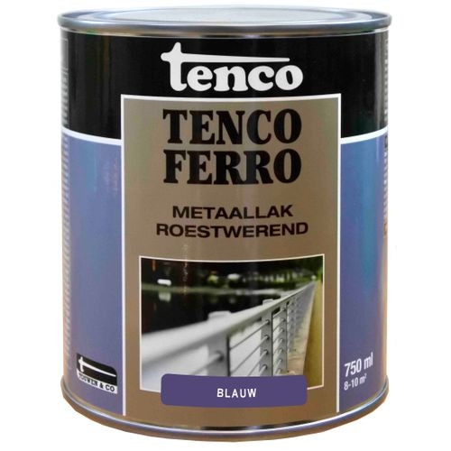 Tenco Ferro Metaallak Blauw 750ml