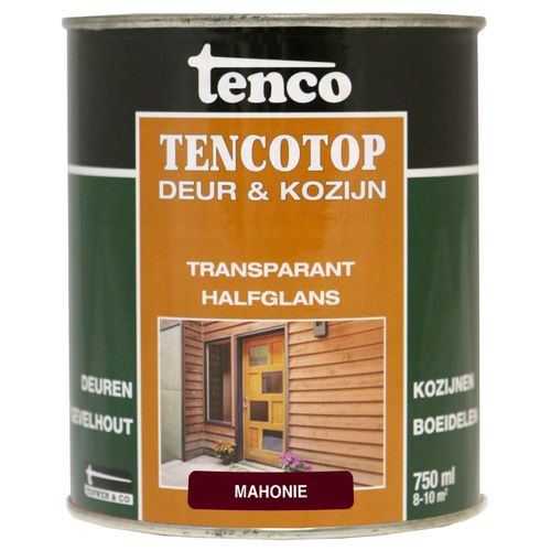 Tenco Tencotop Houtveredeling Transparant Halfglans Mahonie 0,75l