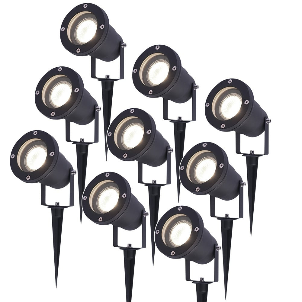 HOFTRONIC™ 9x LED Prikspot zwart Sydney aluminium 5W 4000K IP65 Voor buitengebruik