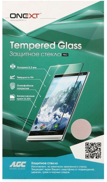 Защитное стекло ONEXT для смартфона Asus Zenfone 2 Laser ZE601KL, 41050