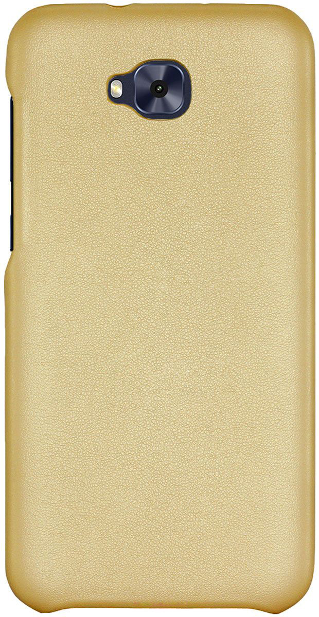 Чехол-накладка G-Case Slim Premium для смартфона ASUS ZenFone 4 Selfie ZD553KL, Искусственная кожа, Золотистый GG-880