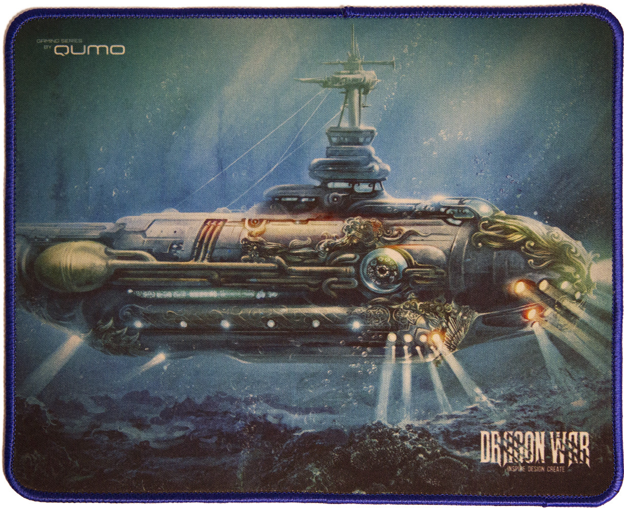 Коврик для мыши игровой Qumo Nautilus, 280x230 мм, Рисунок 23174