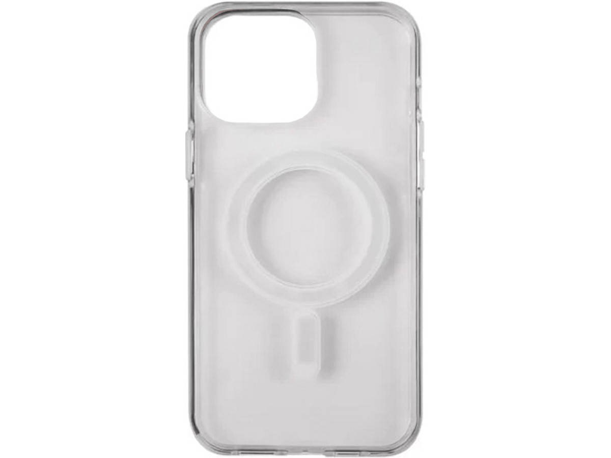 Чехол-накладка Red Line iBox Case MagSafe для смартфона iPhone 13 Pro Max, Пластик/Силиконовые края, Прозрачный УТ000027021