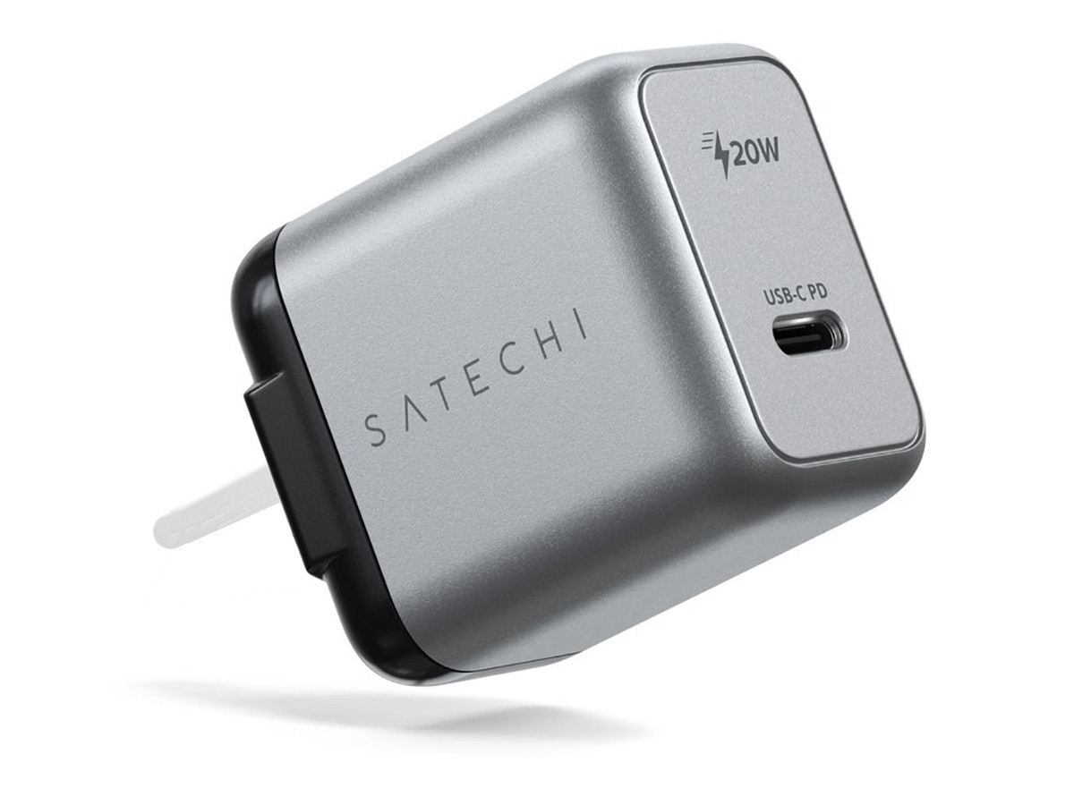 Сетевое зарядное устройство Satechi 20W USB-C PD Wall charger, USB Type-C (PD), Серый ST-UC20WCM-EU