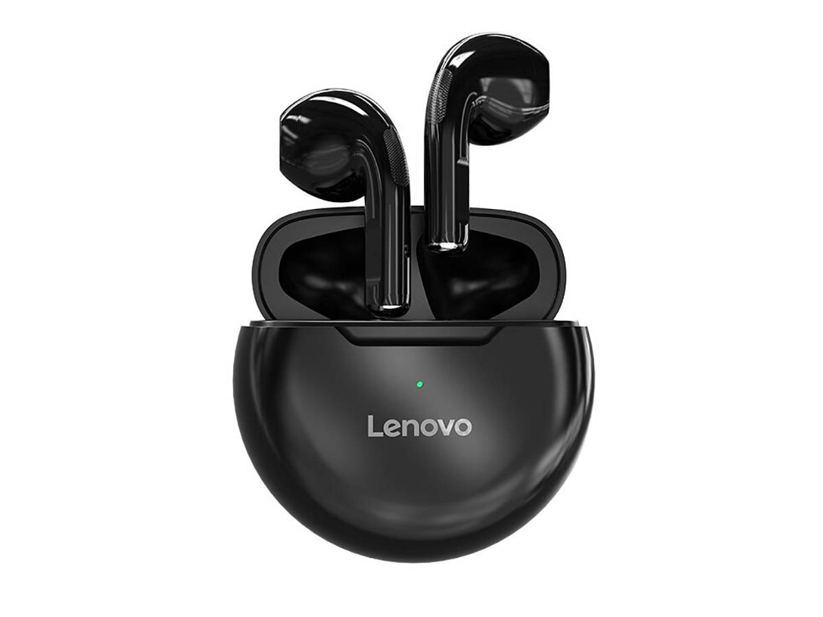 Гарнитура беспроводная (наушники) Lenovo TWS HT38, Bluetooth, 30мАч, Черный, PTM7C02922