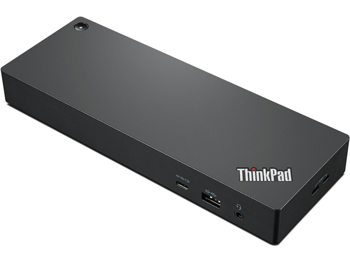 Док-станция Lenovo ThinkPad Universal Thunderbolt 4 Dock (Thunderbolt 4, RJ-45, 4xUSB 3.1, USB Type-C, HDMI, 2xDP, Mini jack). 135Вт Черный 40B00135CN