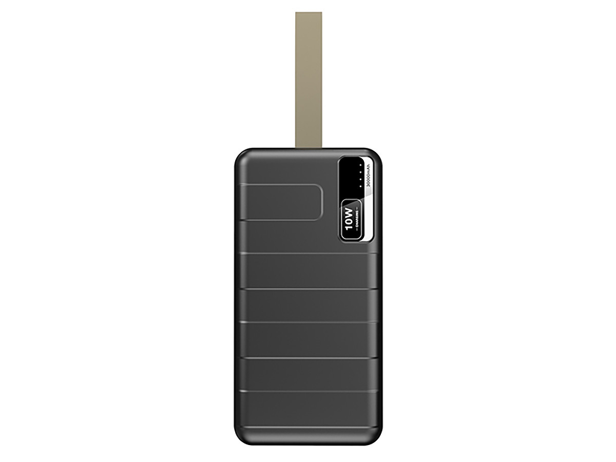 Внешний аккумулятор Qumo PowerAid T6000, 30000 мАч (111 Вт*ч), до 10Вт, 2xUSB, USB Type-C, micro USB, Черный T6000