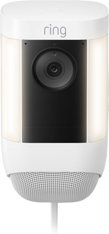 Ring Spotlight Cam Pro - Plug In - Wit