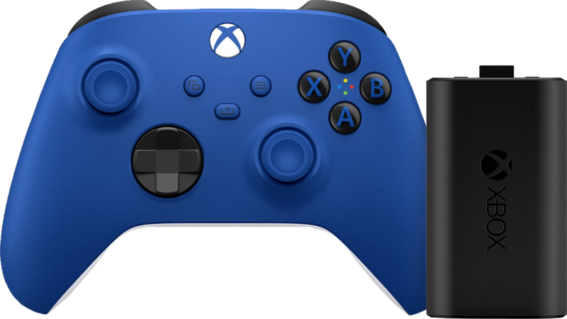 Xbox Series X en S Wireless Controller Blauw + Play and Charge Kit