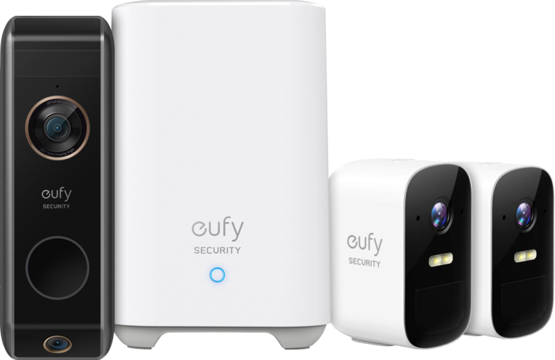 Eufycam 2C Duo Pack + Eufy Video Doorbell Dual 2 Pro