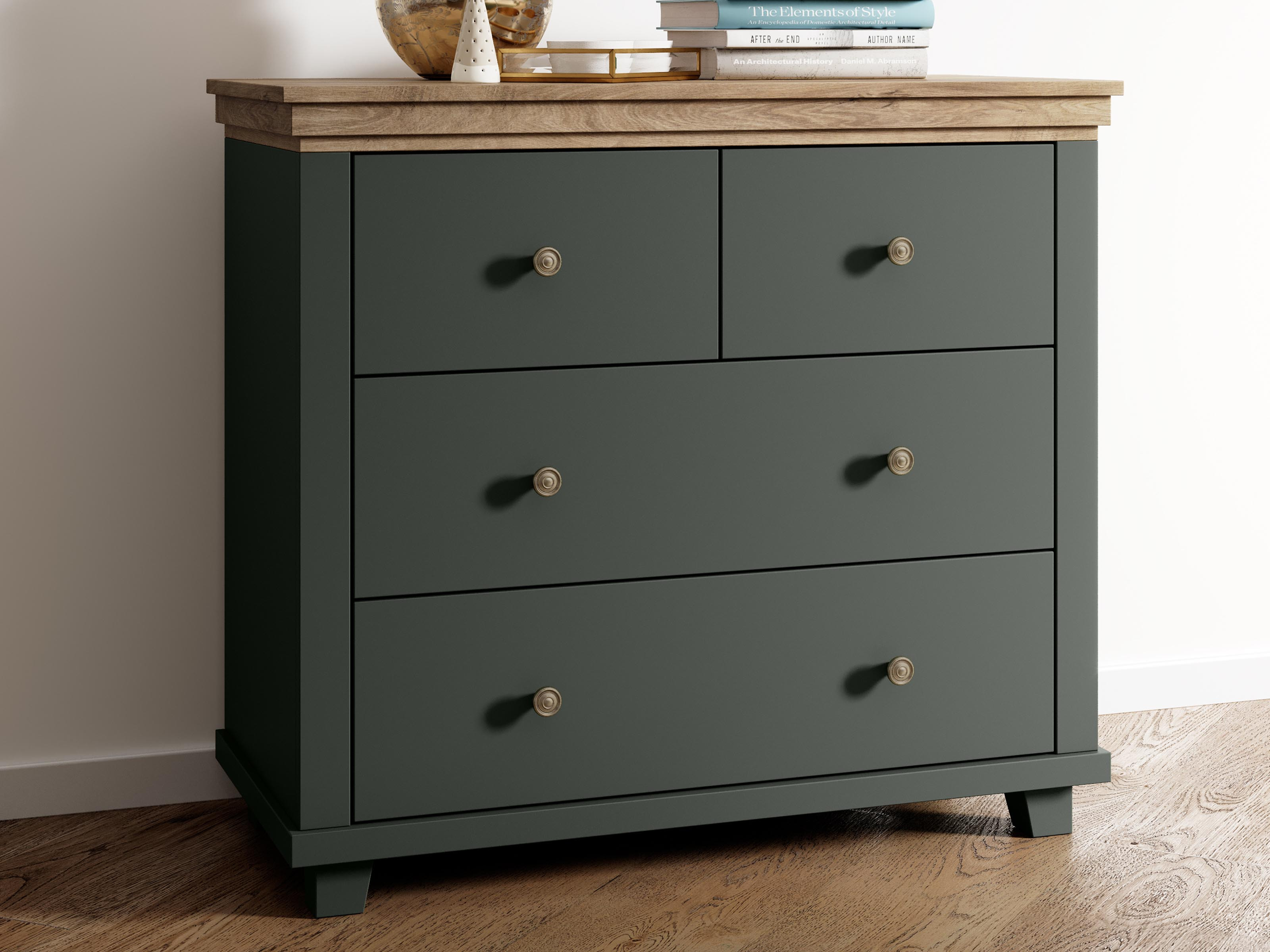 Commode EVOCO 4 lades groen