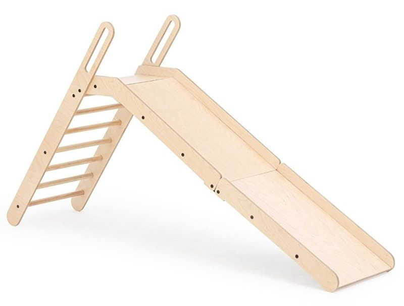 Kinderglijbaan Montessori Slide Me 13S Hout - opvouwbaar voor binnen
