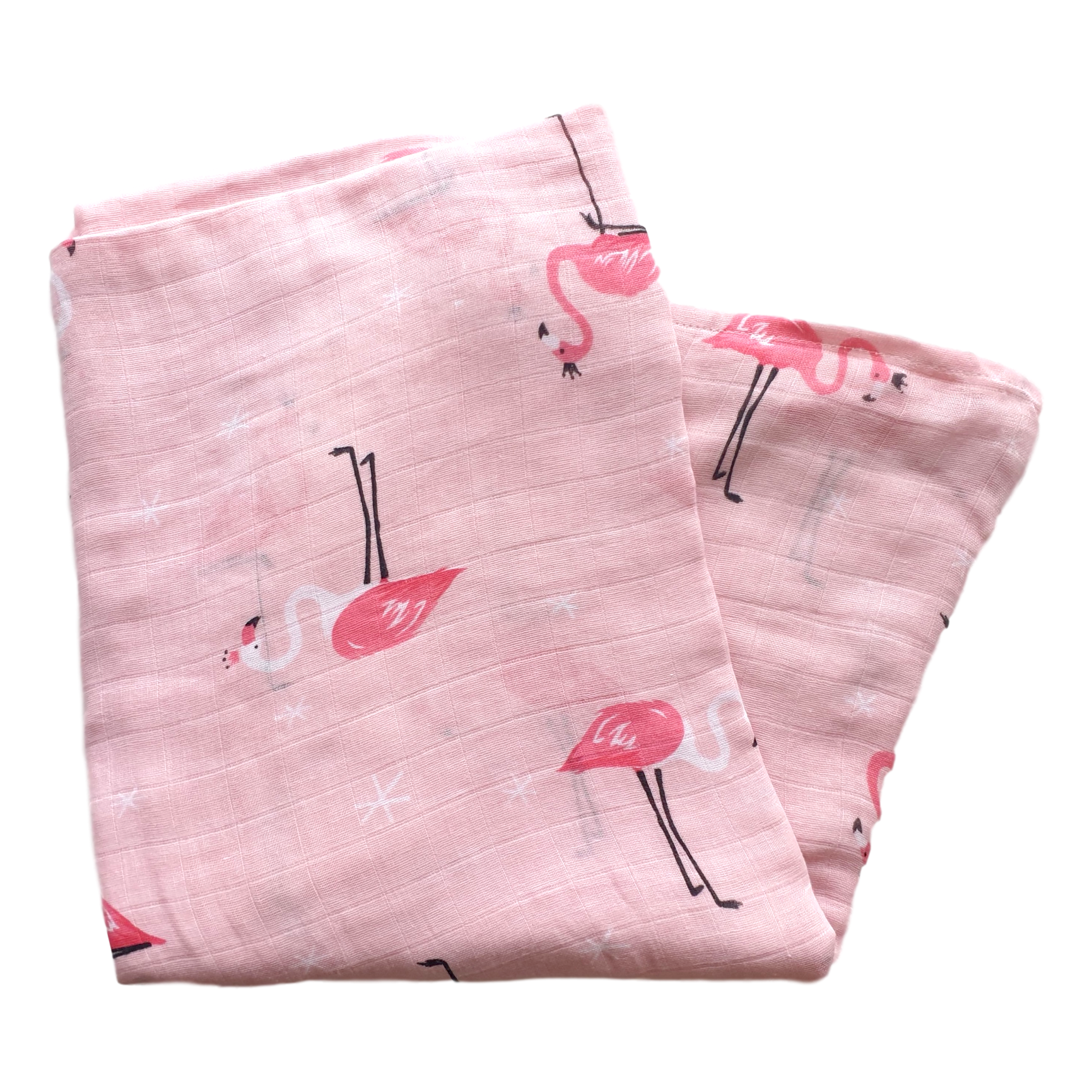 Swaddle hydrofiele doek - Flamingo roze