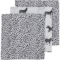 Hydrofiele Luiers 3-pack Zebra Animal/Cheetah - Black - 70x70cm