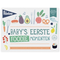 Milestone foto kaart baby's eerste foodie momenten