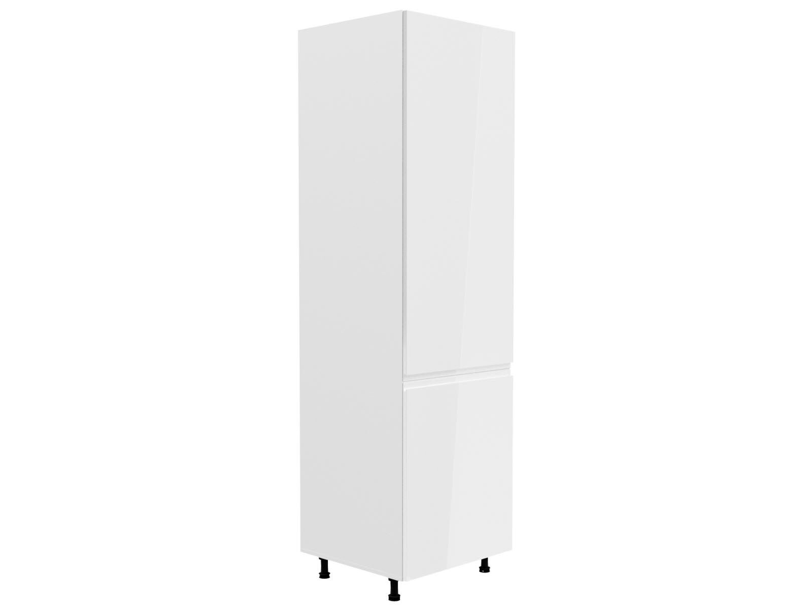 Kolomkast voor keuken ASPAS 2 deuren rechts 60 cm wit/hoogglans wit