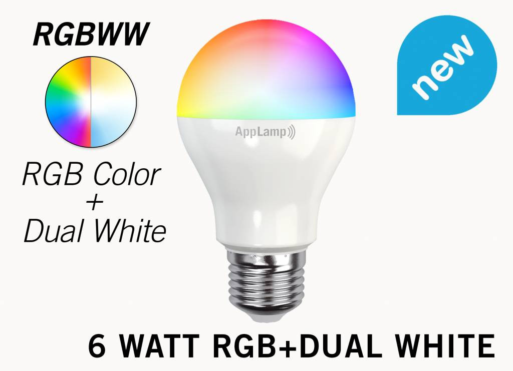 Mi·Light RGB+Dual White 6 Watt LED lamp