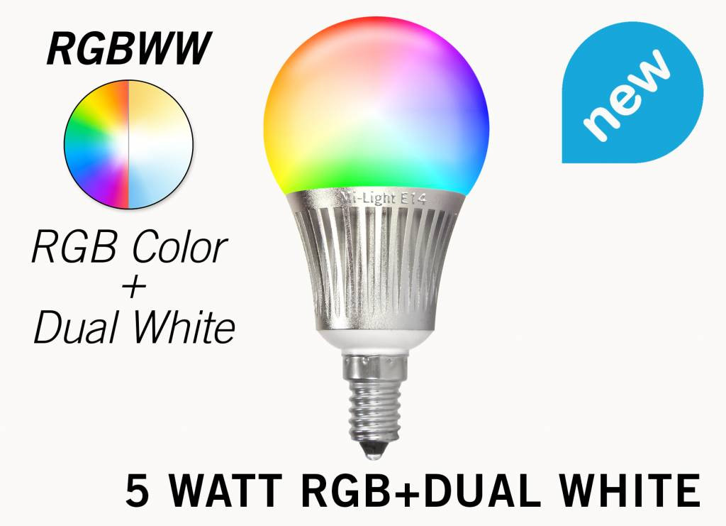 Mi·Light Mi-Light 5W RGB + Dual White E14 Wifi LED Lamp