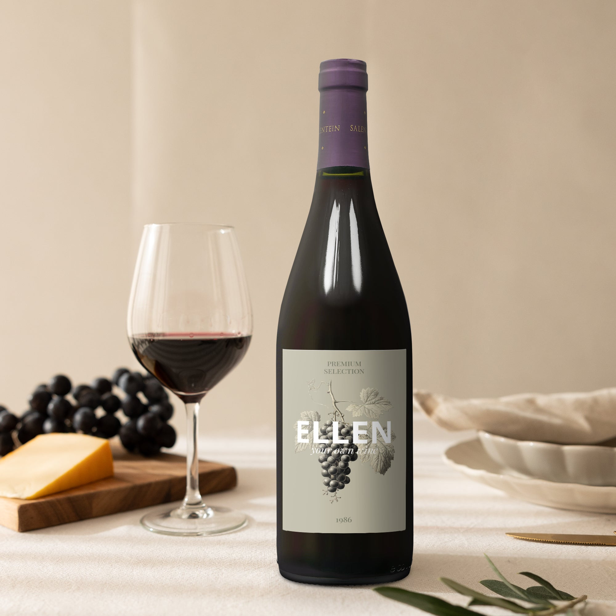 Wijn met bedrukt etiket - Salentein - Pinot Noir
