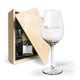 Wijnpakket met glas - Maison de la Surprise Chardonnay (Gegraveerde glazen)