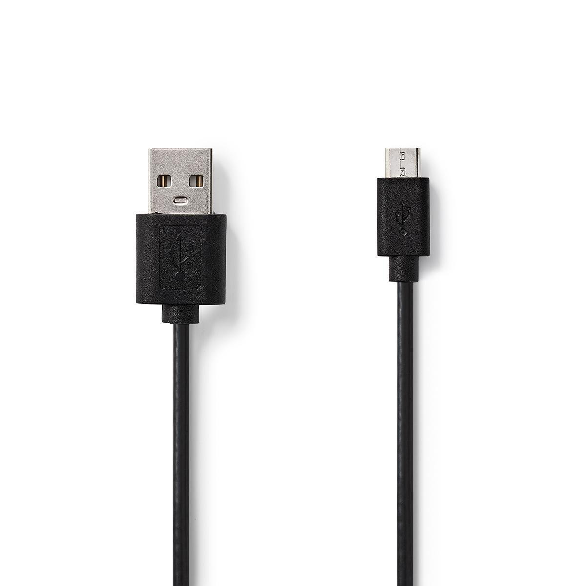 Nedis Micro USB kabel 2m zwart