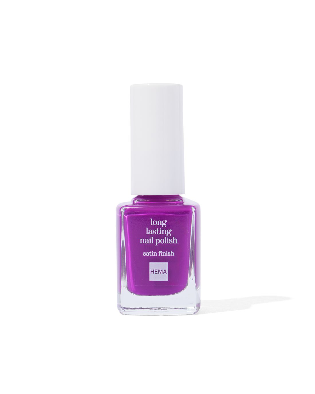 HEMA Langhoudende Nagellak 314 Neon Popping Purple (paars)
