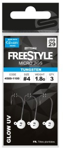 Spro Freestyle - Tungsten Micro Jigs 29 Glow