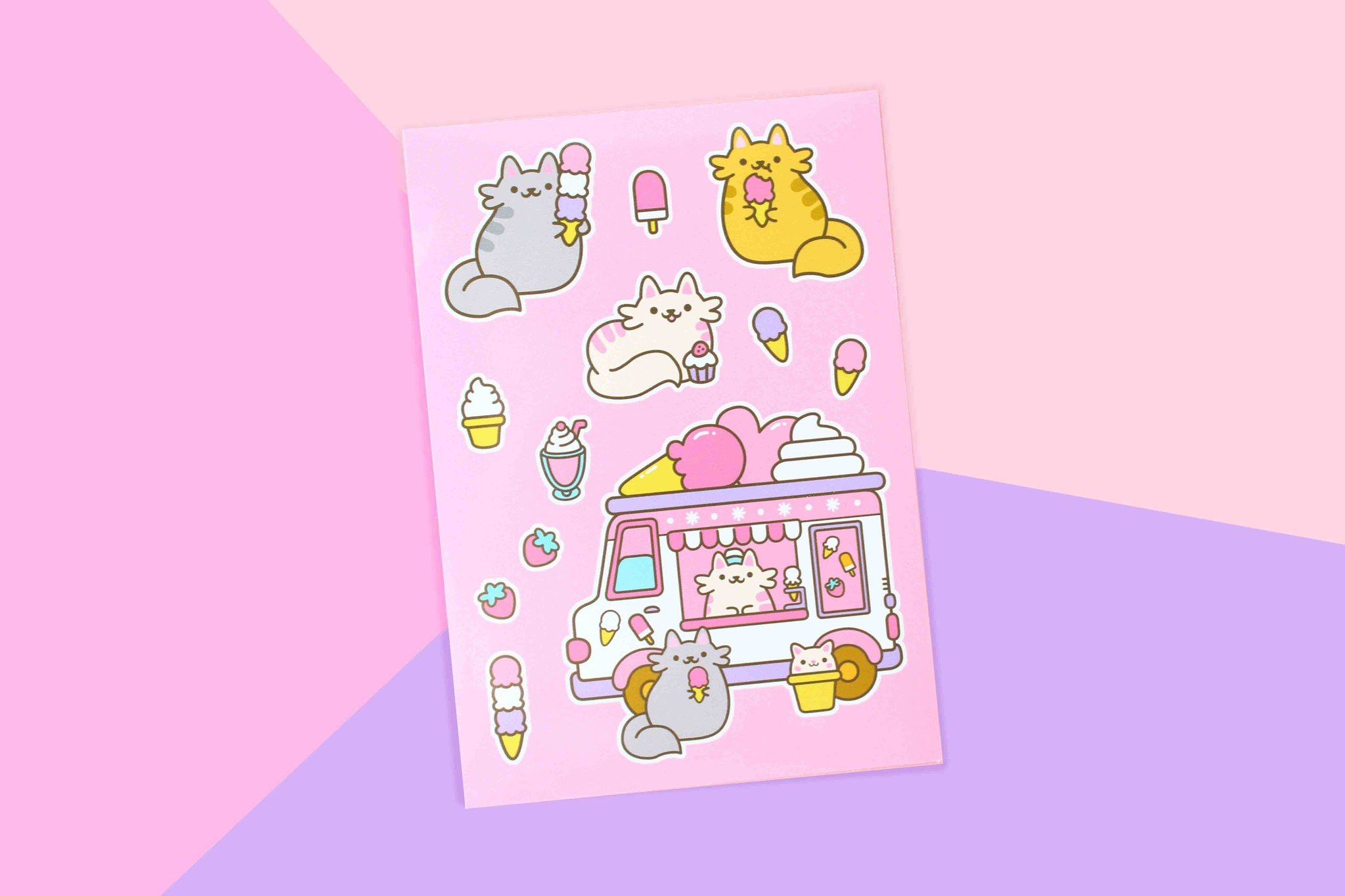 Stickervel - Ice Cream Cats