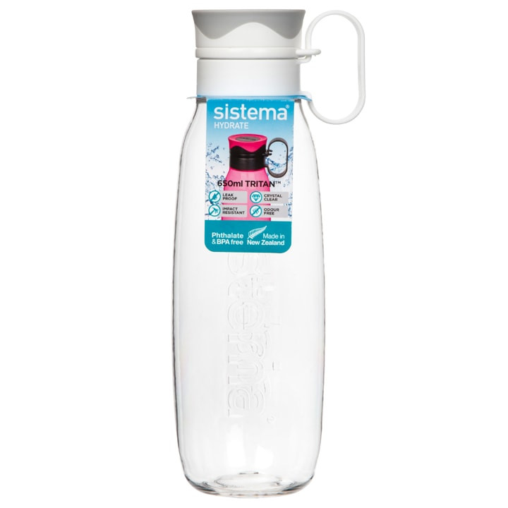 Sistema Hydrate - Tritan Traverse Drinkfles - 650 ml Wit