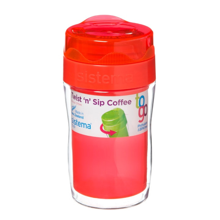 Sistema TO GO - Twist 'n' Sip Coffee Isoleerbeker - 315 ml Oranje