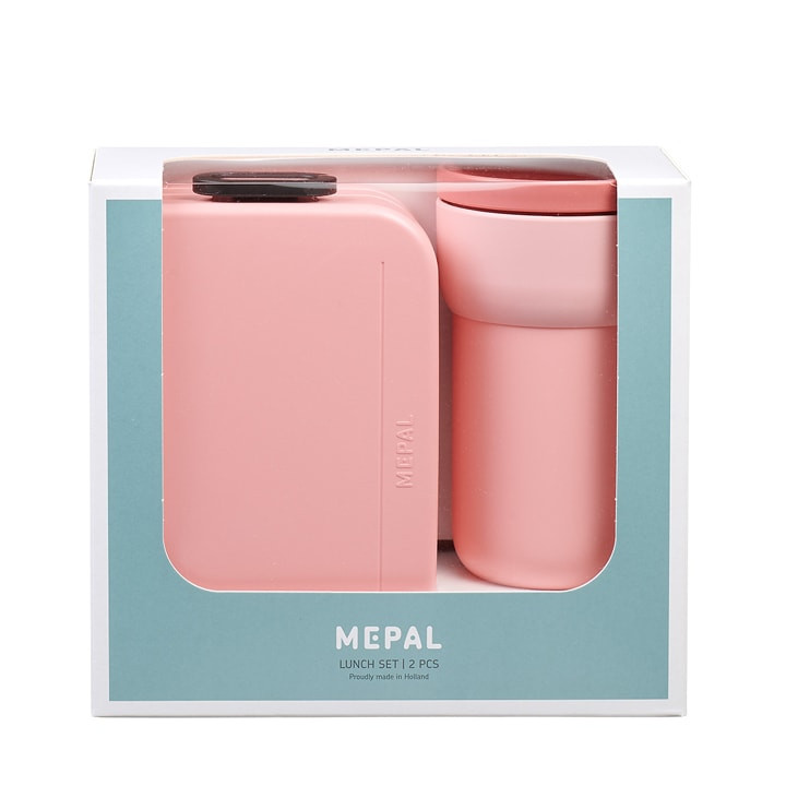 Mepal Ellipse - Lunchbox + Reisbeker - Nordic Pink